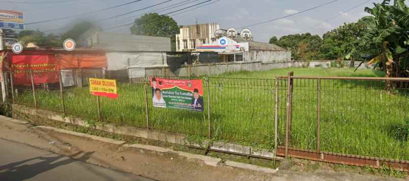 dijual tanah jalan raya cipayung