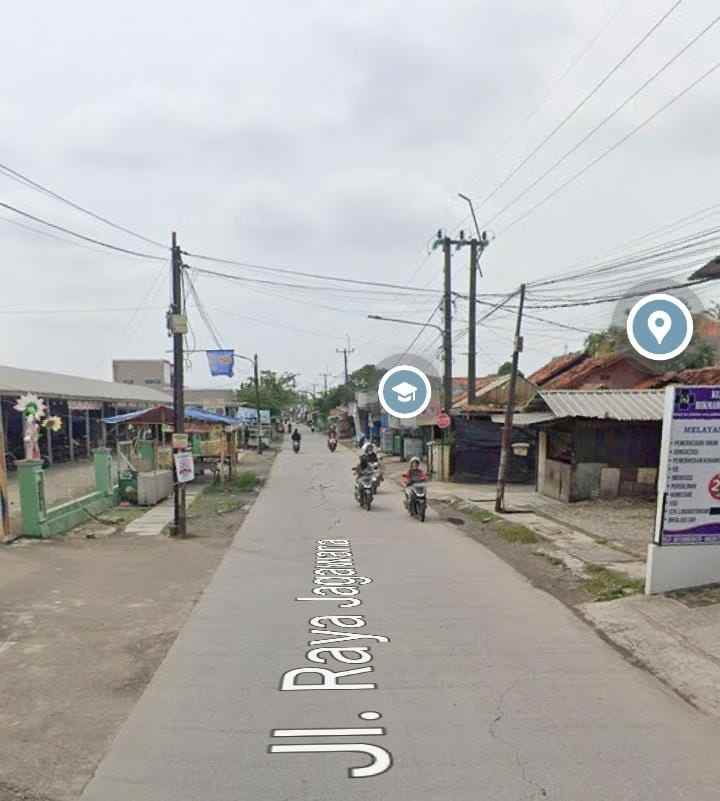 dijual tanah jalan raya jagawana