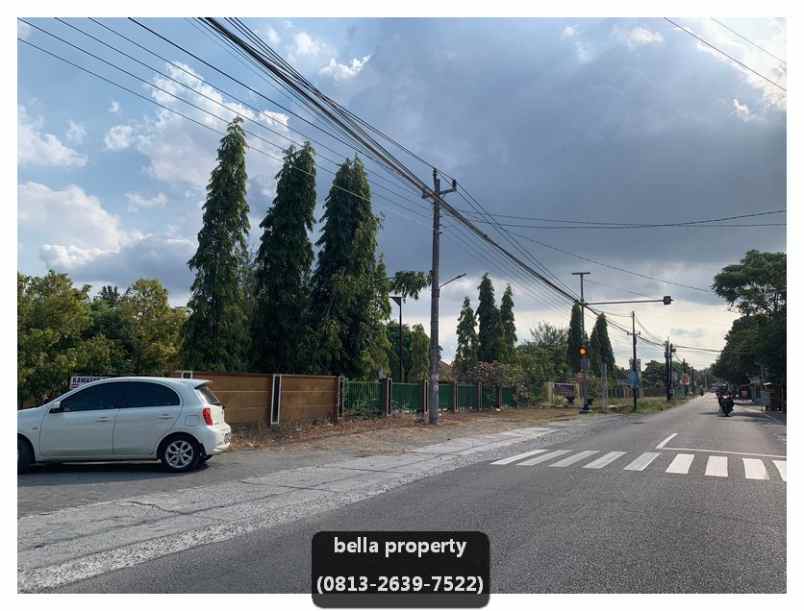 dijual tanah jalan raya tajem