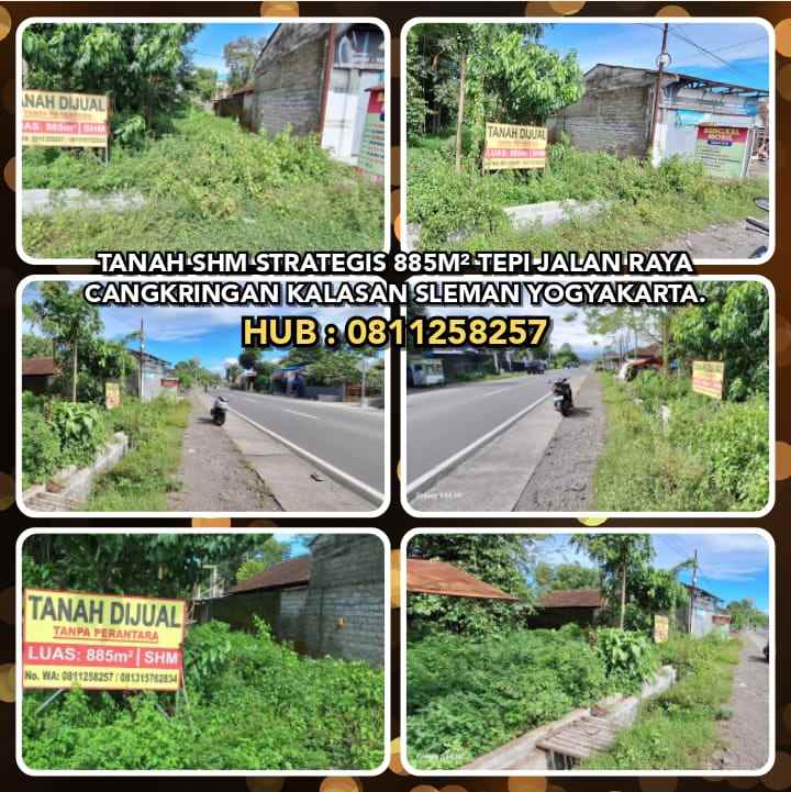 dijual tanah jl cangkringan babadan