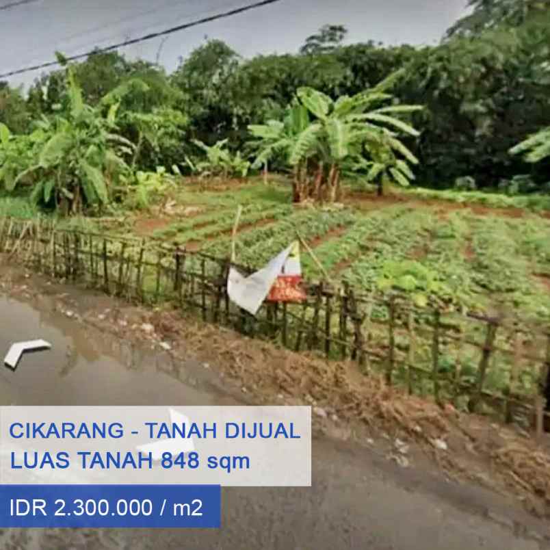 dijual tanah jl mbah kilong sukadami