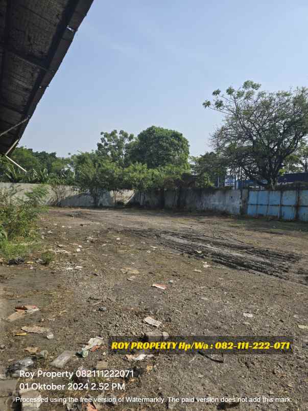 dijual tanah jl raya cakung cilincing