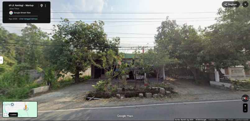 dijual tanah jl raya mantup lamongan