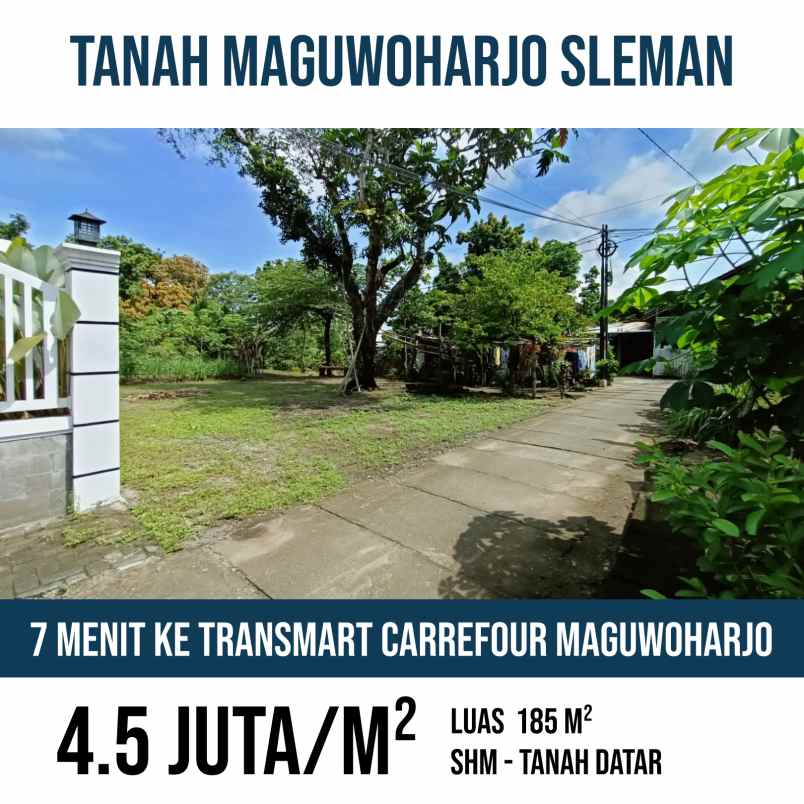 dijual tanah kalongan maguwoharjo kec