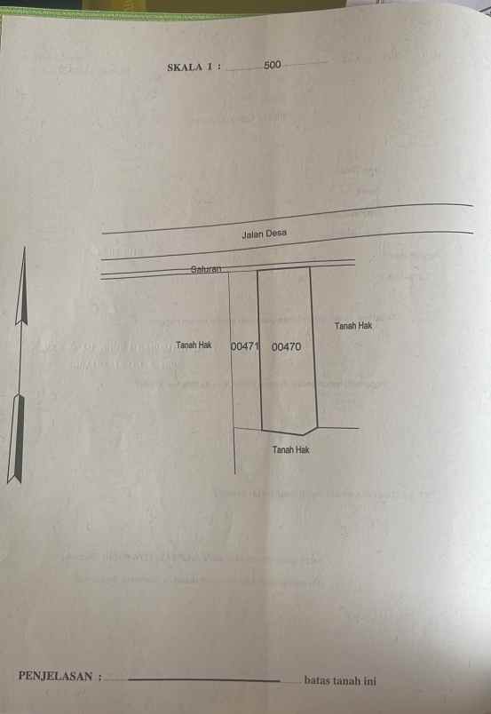 dijual tanah kedung watu