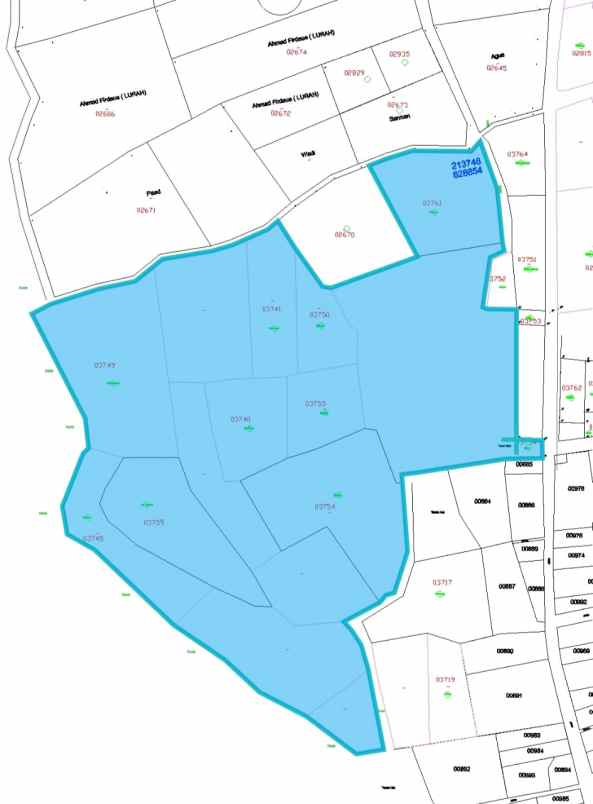 dijual tanah lang lang