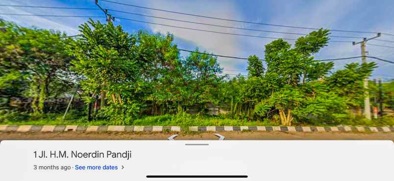 dijual tanah noerdin pandji palembang seluas 12 hektar