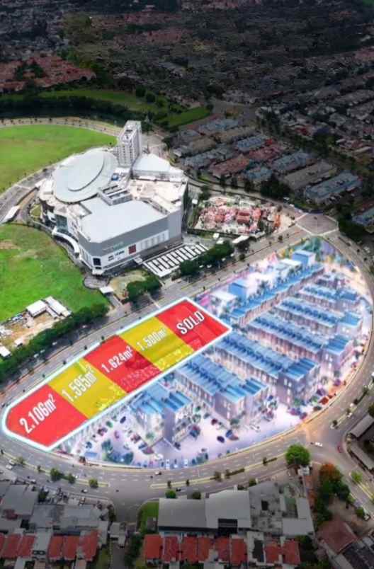 dijual tanah north square district di