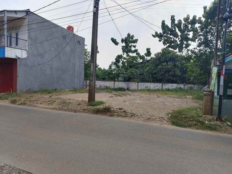 dijual tanah tanah jl raya setu cisaat