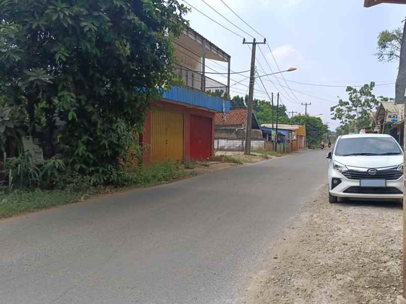 dijual tanah tanah jl raya setu cisaat