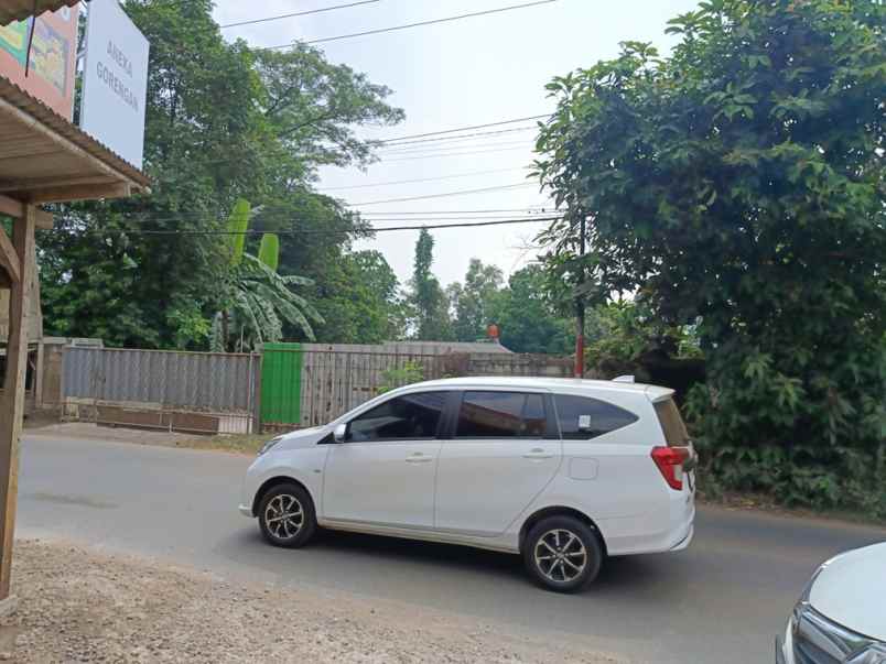 dijual tanah tanah jl raya setu cisaat