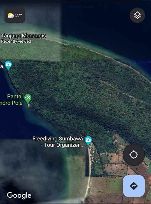 dijual tanah tanjung menangis sumbawa