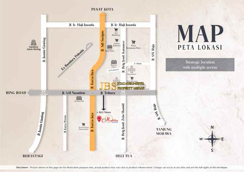 dijual villa malibu junction