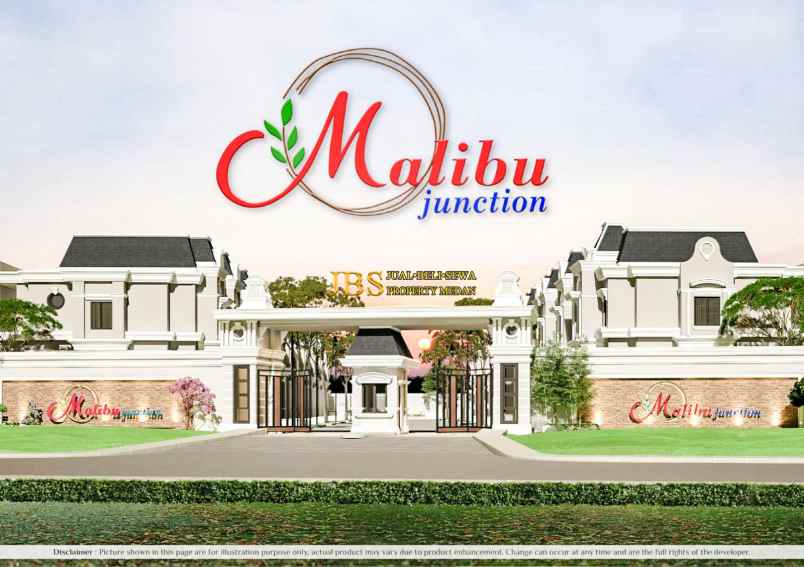 dijual villa malibu junction