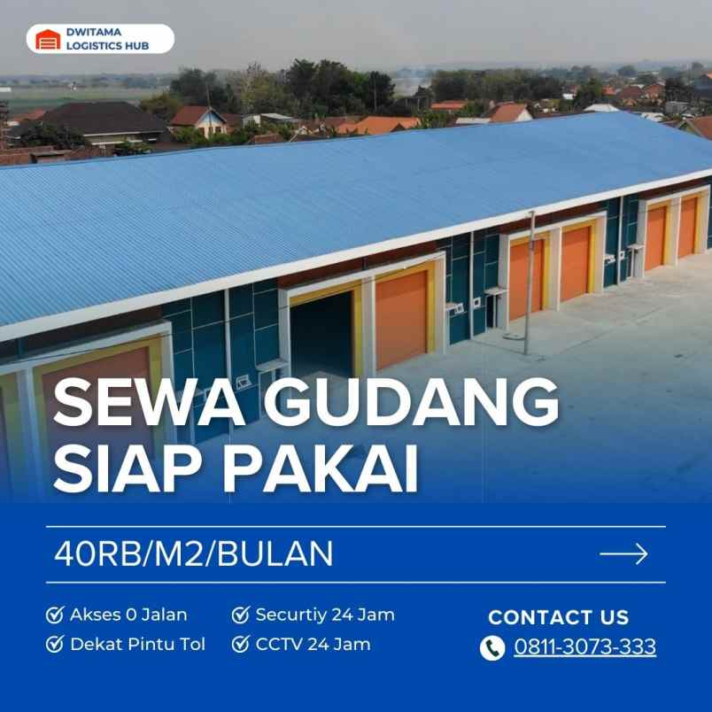 disewakan gudang siap pakai di jetis mojokerto