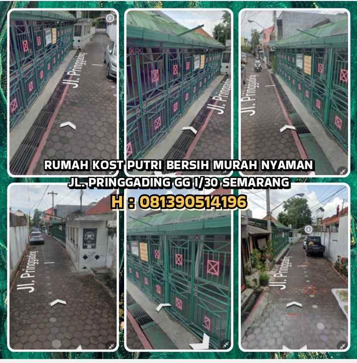 disewakan kost jl pringgading i 30
