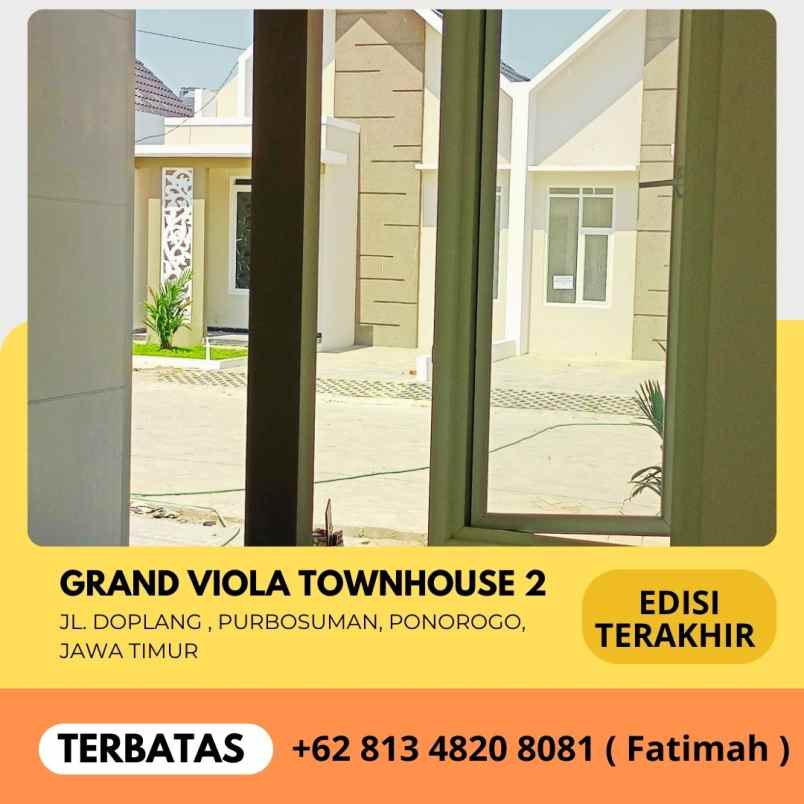 edisi terakhir rumah syariah minimalis ponorogo