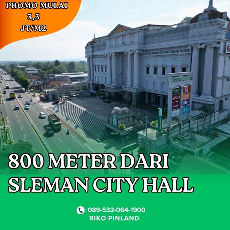 gebyar promo tanah kaveling murah selatan pemda sleman