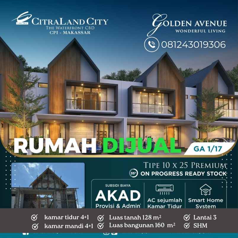 golden avenue citraland city losari cpi makassar