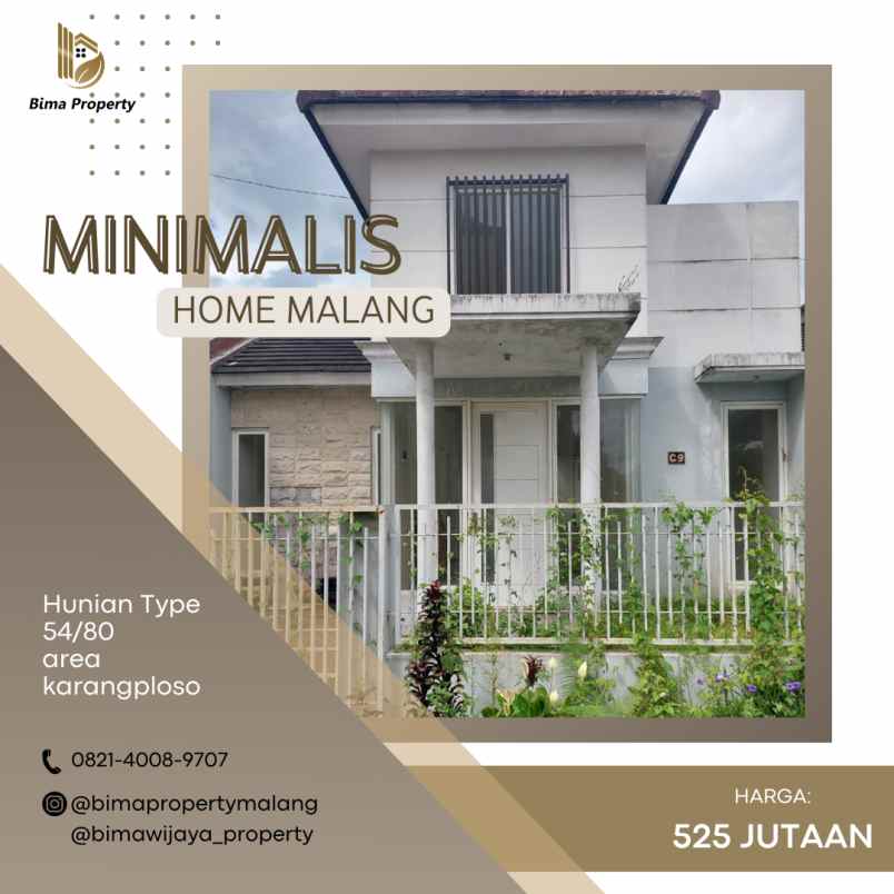 hunian reguler minimalis area karangploso