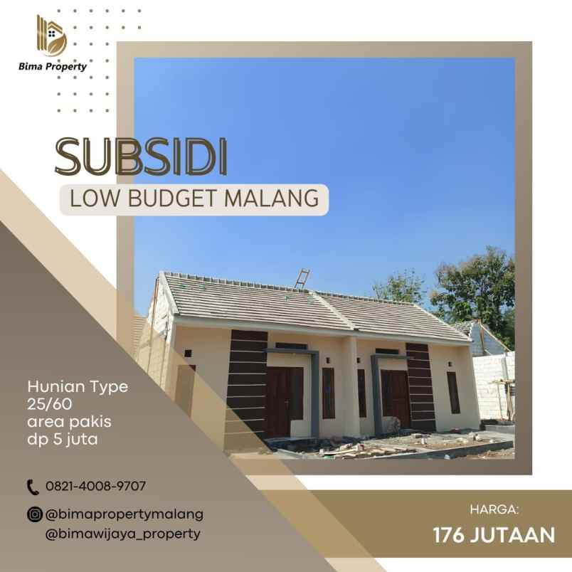 hunian subsidi low budget dp 5 jt