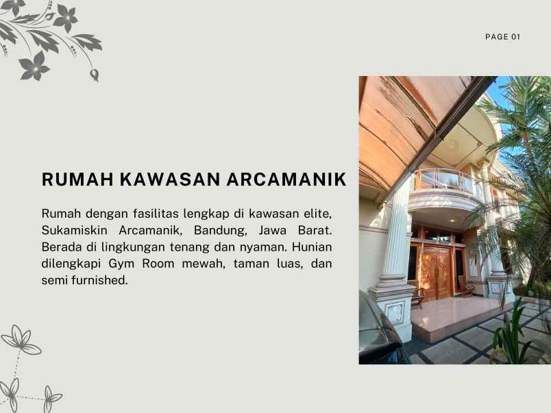 jual rumah mewah minimalis arcamanik bandung