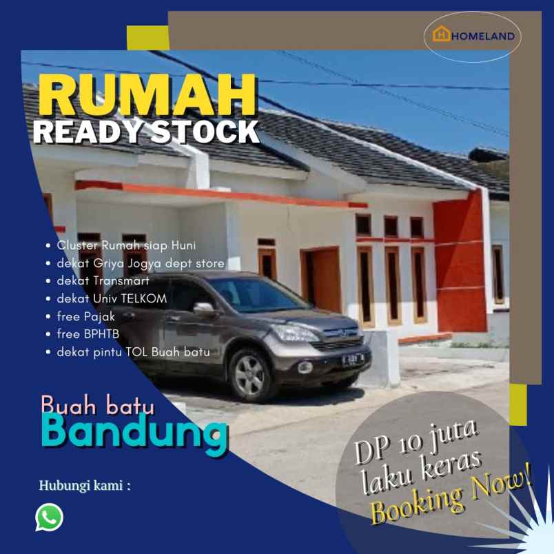 jual rumah murah strategis modern bandung buah batu