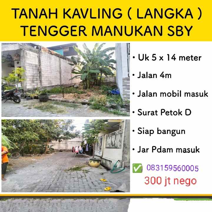 jual tanah di sby tengger