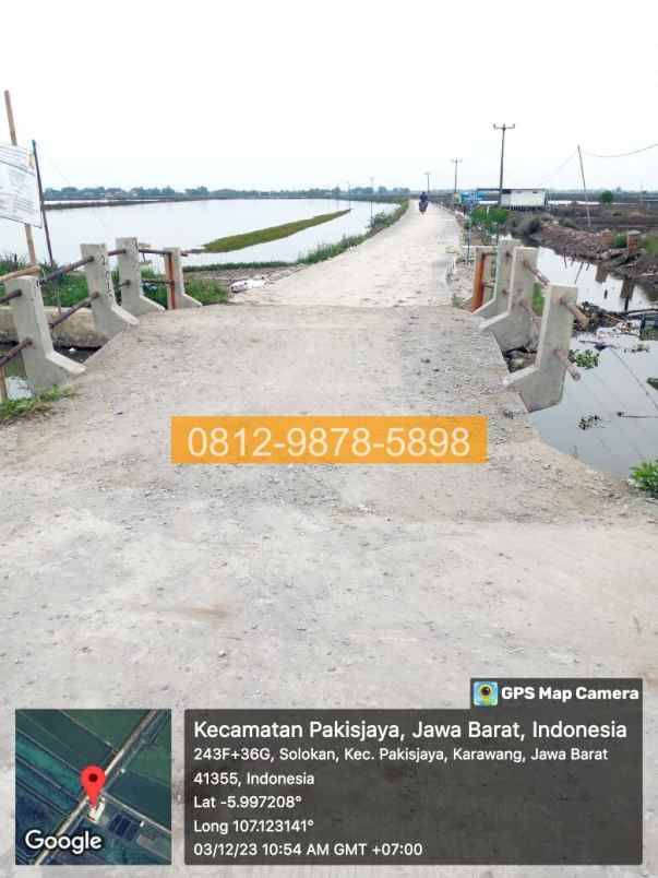 jual tanah lahan solokan pakis jaya karawang 5c63e8