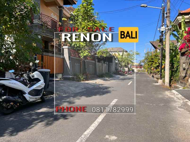 jual tanah tukad badung renon 1 5 are