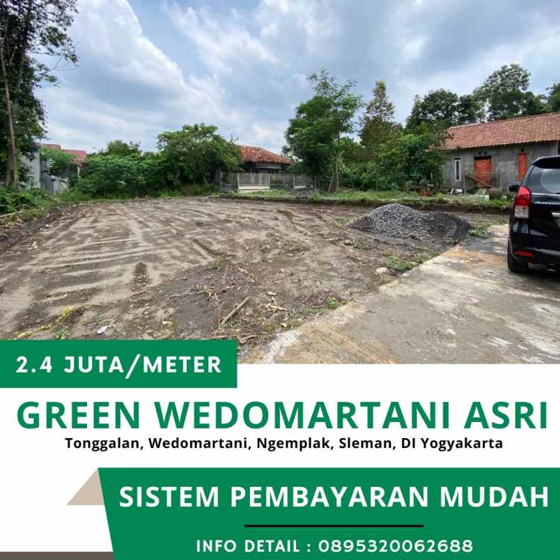 pekarangan 2 4jt meter di wedomartani lokasi strategis