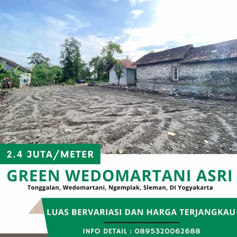 pekarangan 2 4jt meter di wedomartani lokasi strategis