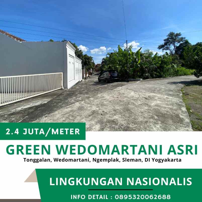 pekarangan 2 4jt meter di wedomartani lokasi strategis