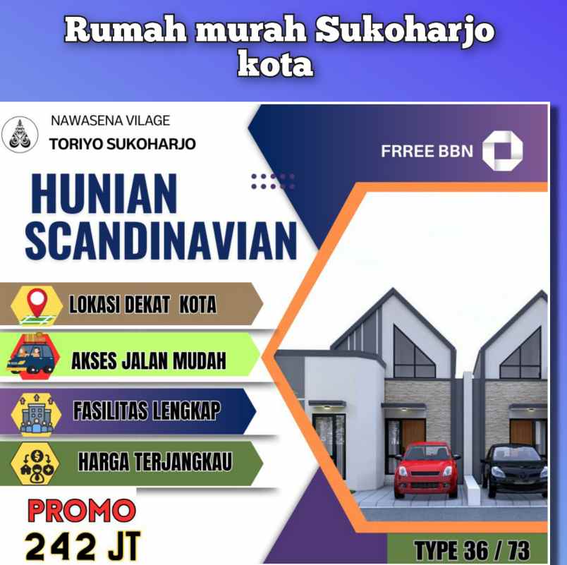 perumahan modern murah jombor sukoharjo