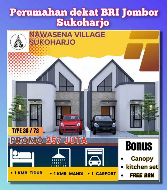 perumahan modern murah jombor sukoharjo