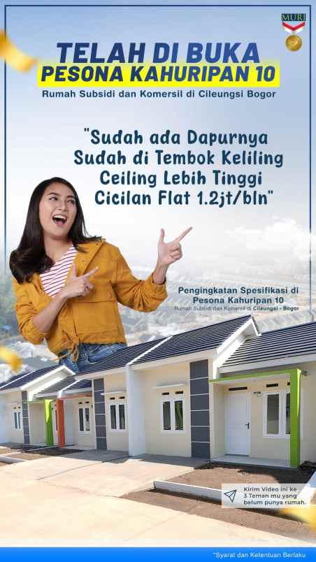 pesona kahuripan 9 rumah subsidi