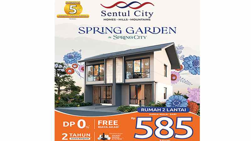 ready stok perumahan baru di sentul city spring garden