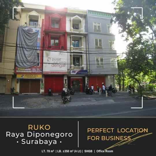 Ruko Raya Diponegoro Surabaya Lokasi Premium Dan Strategis