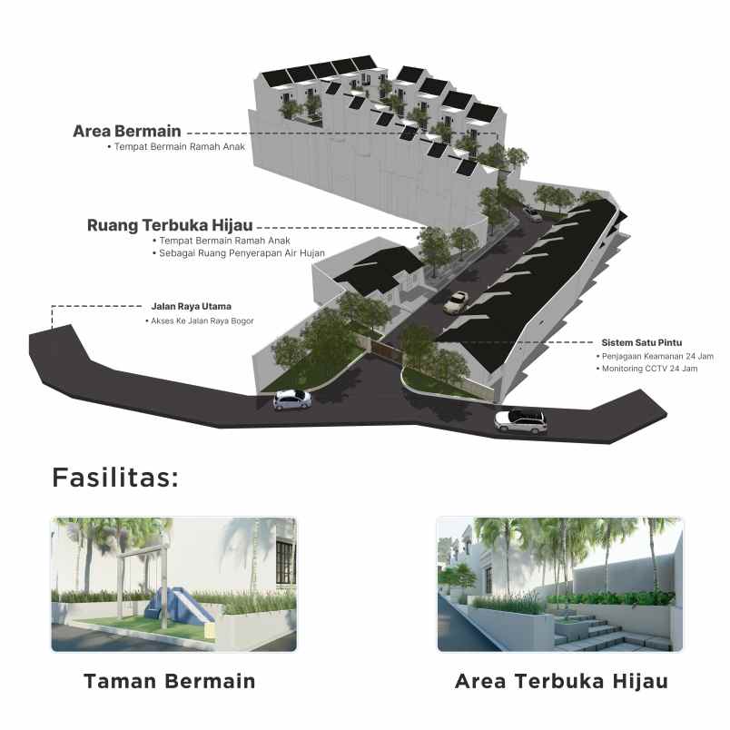 rumah 2 lantai di cibinong bogor cuma 600 jutaan