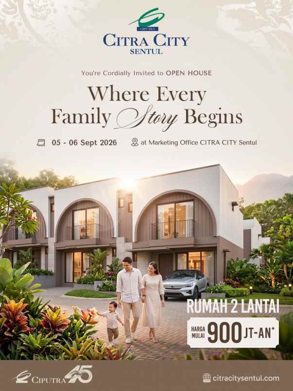 rumah 2 lantai di sentul