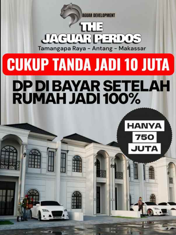 rumah 2 lantai kawasan perumahan dosen antang