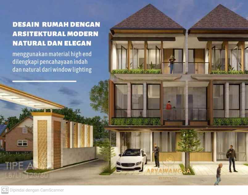 rumah 3 lantai dekat cbd simatupang