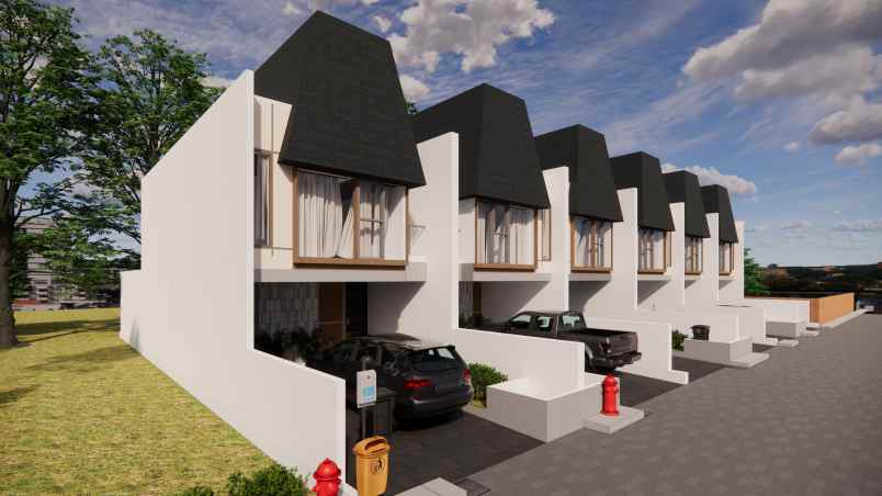 rumah baru 2 lantai di modern hill pondok cabe