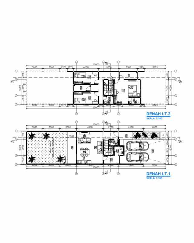 rumah baru 2 lantai di modern hill pondok cabe