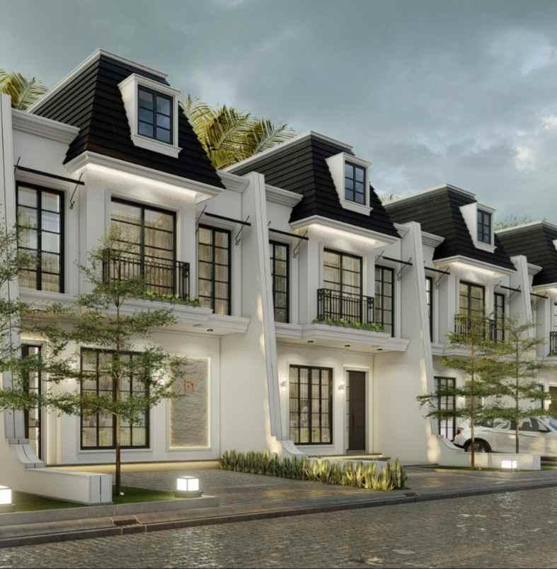 rumah baru desain eropa strategis di cinere