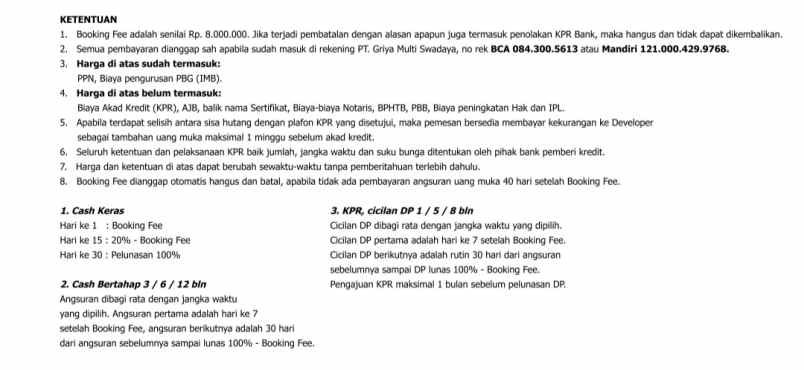 rumah baru di cluster mewah area strategis di ciputat