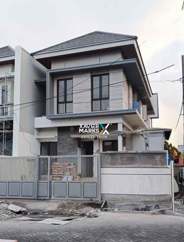 rumah baru di wisma mukti klampis row jalan lebar