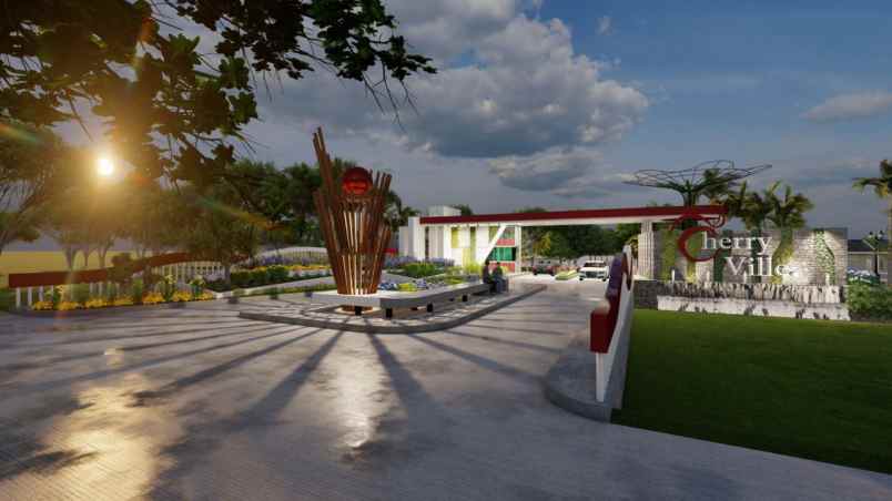 rumah cluster harga subsidi the cherry ville