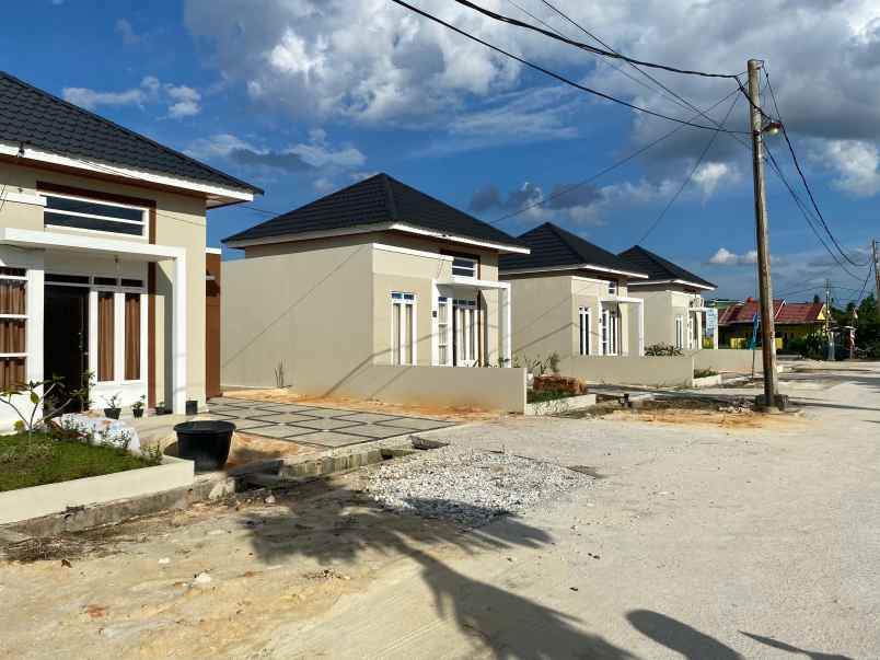 rumah cluster type 45 di jalan tengku bey pekanbaru