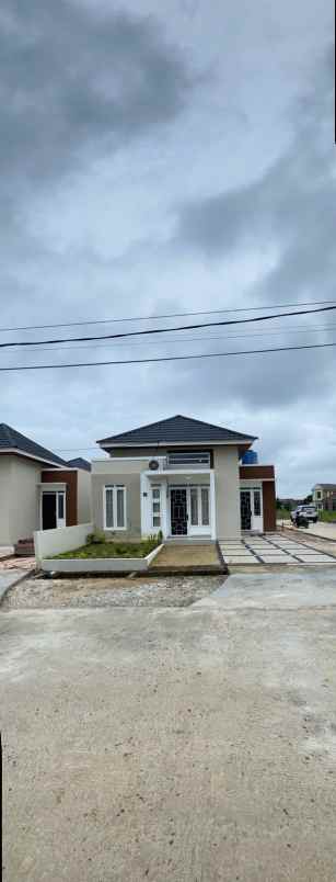 rumah cluster type 45 di jalan tengku bey pekanbaru